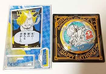 ワンピース ゾロ サンジ 缶バッジ ジオラマフィギュア まりもマスコット JUMP SHOP